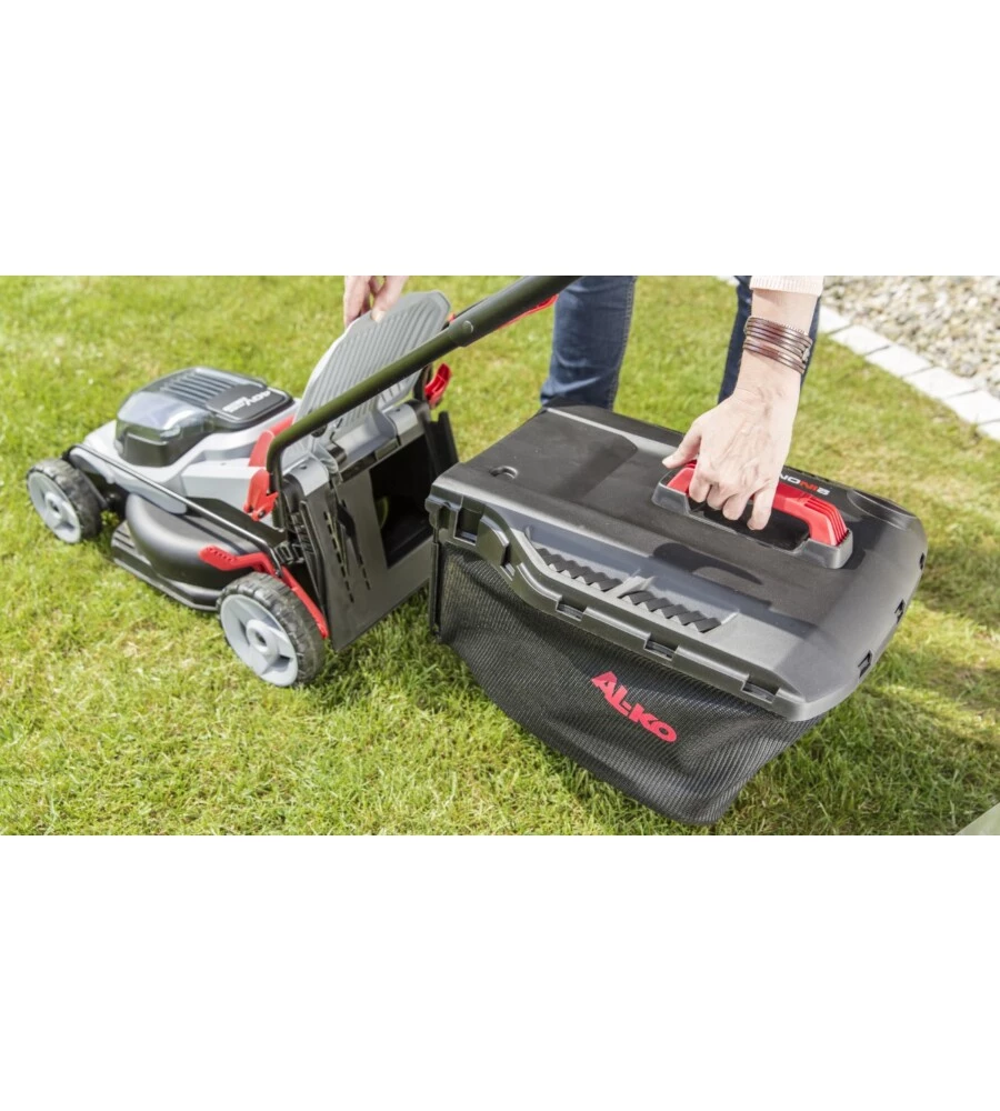 TAGLIAERBA A BATTERIA AL-KO "EASYFLEX" 34.8" TAGLIO 34 CM 20V , DUE BATTERIE 2,5 AH INCLUSE